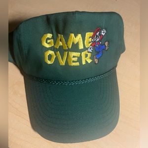 Vintage Video Game Over Nissin SnapBack Rope Hat